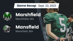 Recap: Marshfield  vs. Mansfield  2023