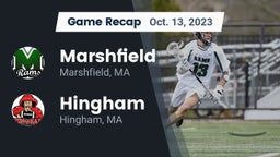 Recap: Marshfield  vs. Hingham  2023