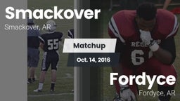 Matchup: Smackover High vs. Fordyce  2016