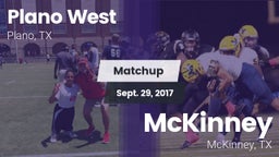 Matchup: Plano West High vs. McKinney  2017