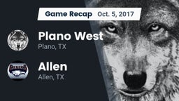 Recap: Plano West  vs. Allen  2017