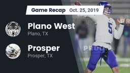 Recap: Plano West  vs. Prosper  2019