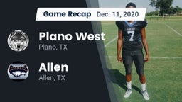Recap: Plano West  vs. Allen  2020