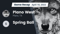 Recap: Plano West  vs. Spring Ball 2022