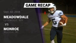 Recap: Meadowdale  vs. Monroe  2016