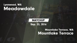 Matchup: Meadowdale High vs. Mountlake Terrace  2016