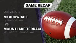 Recap: Meadowdale  vs. Mountlake Terrace  2016