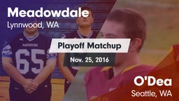Matchup: Meadowdale High vs. O'Dea  2016