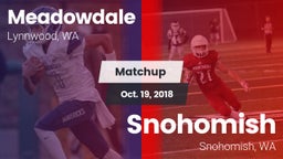Matchup: Meadowdale High vs. Snohomish  2018