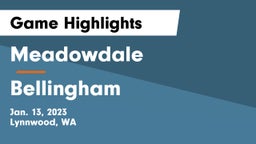 Meadowdale  vs Bellingham  Game Highlights - Jan. 13, 2023