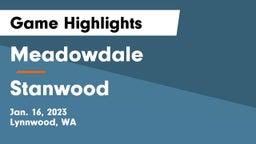 Meadowdale  vs Stanwood  Game Highlights - Jan. 16, 2023