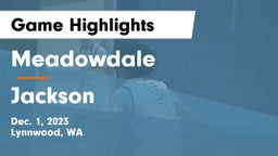 Meadowdale  vs Jackson  Game Highlights - Dec. 1, 2023
