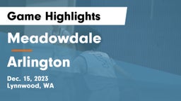 Meadowdale  vs Arlington  Game Highlights - Dec. 15, 2023