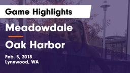 Meadowdale  vs Oak Harbor  Game Highlights - Feb. 5, 2018