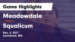 Meadowdale  vs Squalicum  Game Highlights - Dec. 6, 2017