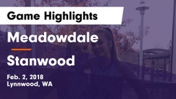 Meadowdale  vs Stanwood  Game Highlights - Feb. 2, 2018