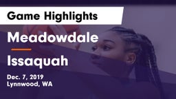 Meadowdale  vs Issaquah  Game Highlights - Dec. 7, 2019