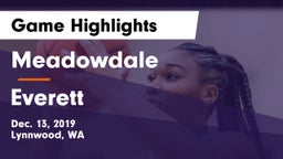 Meadowdale  vs Everett  Game Highlights - Dec. 13, 2019