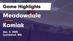 Meadowdale  vs Kamiak  Game Highlights - Jan. 2, 2020