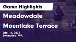 Meadowdale  vs Mountlake Terrace  Game Highlights - Jan. 11, 2023
