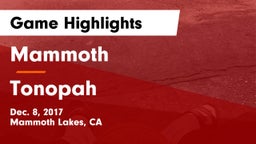 Mammoth  vs Tonopah  Game Highlights - Dec. 8, 2017
