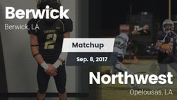 Matchup: Berwick  vs. Northwest  2017