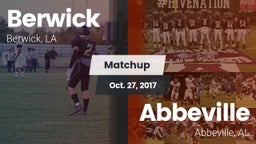 Matchup: Berwick  vs. Abbeville  2017