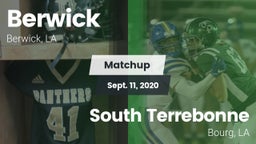 Matchup: Berwick  vs. South Terrebonne  2020