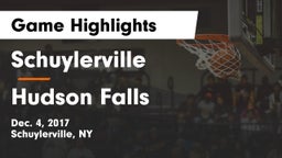 Schuylerville  vs Hudson Falls  Game Highlights - Dec. 4, 2017