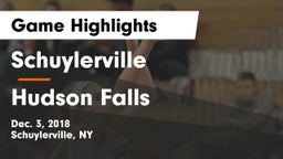 Schuylerville  vs Hudson Falls Game Highlights - Dec. 3, 2018