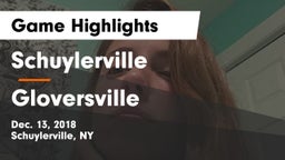 Schuylerville  vs Gloversville Game Highlights - Dec. 13, 2018