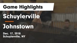 Schuylerville  vs Johnstown Game Highlights - Dec. 17, 2018