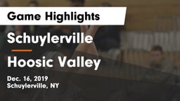 Schuylerville  vs Hoosic Valley  Game Highlights - Dec. 16, 2019