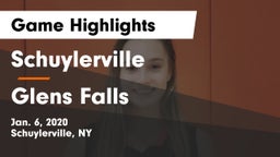 Schuylerville  vs Glens Falls Game Highlights - Jan. 6, 2020
