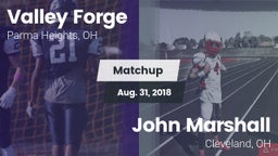 Matchup: Valley Forge High vs. John Marshall  2018