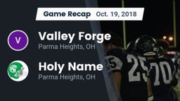 Recap: Valley Forge  vs. Holy Name  2018