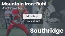 Matchup: Mountain Iron-Buhl H vs. Southridge 2016