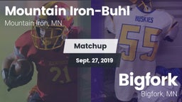 Matchup: Mountain Iron-Buhl H vs. Bigfork  2019