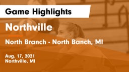Northville  vs North Branch  - North Banch, MI Game Highlights - Aug. 17, 2021
