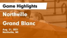 Northville  vs Grand Blanc  Game Highlights - Aug. 21, 2021