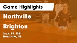 Northville  vs Brighton  Game Highlights - Sept. 25, 2021