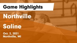 Northville  vs Saline  Game Highlights - Oct. 2, 2021