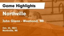 Northville  vs John Glenn  - Westland, MI Game Highlights - Oct. 23, 2021