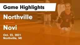 Northville  vs Novi  Game Highlights - Oct. 23, 2021