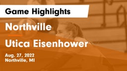 Northville  vs Utica Eisenhower  Game Highlights - Aug. 27, 2022