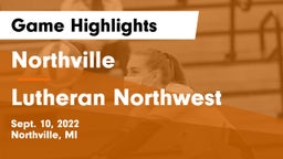 Northville  vs Lutheran Northwest  Game Highlights - Sept. 10, 2022