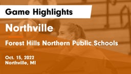 Northville  vs Forest Hills Northern Public Schools Game Highlights - Oct. 15, 2022