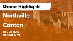Northville  vs Canton  Game Highlights - Oct. 22, 2022