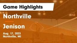 Northville  vs Jenison   Game Highlights - Aug. 17, 2023