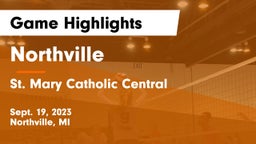 Northville  vs St. Mary Catholic Central  Game Highlights - Sept. 19, 2023